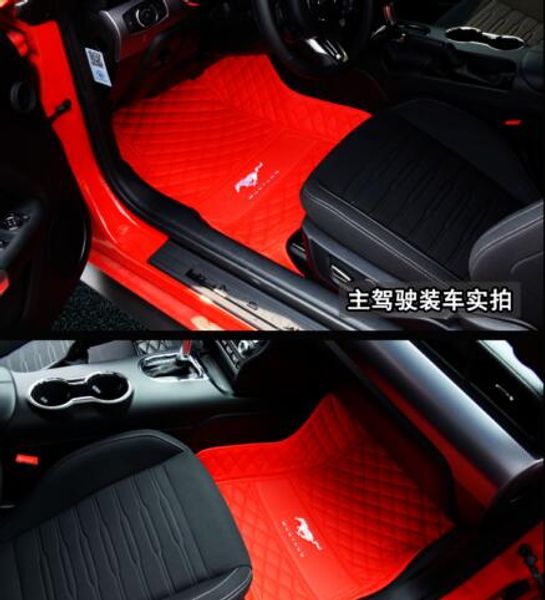 

luxurious custom for ford mustang 2008-2019 car floor mats2604