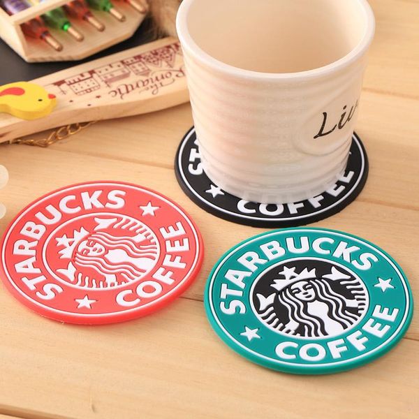 

silicone coasters cup thermo cushion holder starbucks sea-maid coffee coasters cup mat fa3325