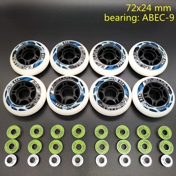 

skate wheel roller wheel pu 72*24 mm 82 a
