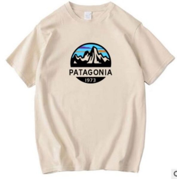 

patagonia patagonia оптовая мода высокое качество patagonia tee от дизайнера бренда летние топы с коротким рукавом футболки мужские топы пол, White;black