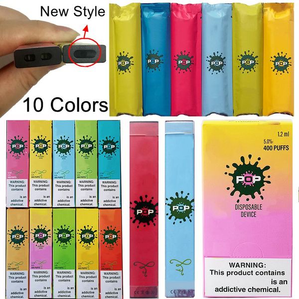 

15 цветов новый поп одноразовые стручки устройство Vape ручки 1.2 мл емкость под поп сигарета 280mah батареи стартовые наборы электронных сигарет с Код безопасности