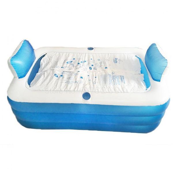 

inflatable bathtub double couple adults can sit in bathtub with bathtub, fold and thicken large