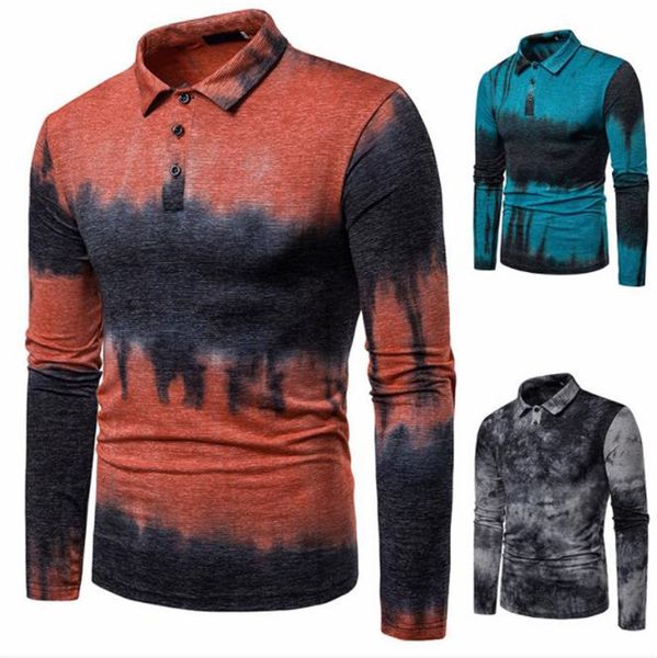 

Mens Designer Contrast Color Shirts Printed Cotton Lapel Neck Spring Mens Tops Classic Style Mens Clothing