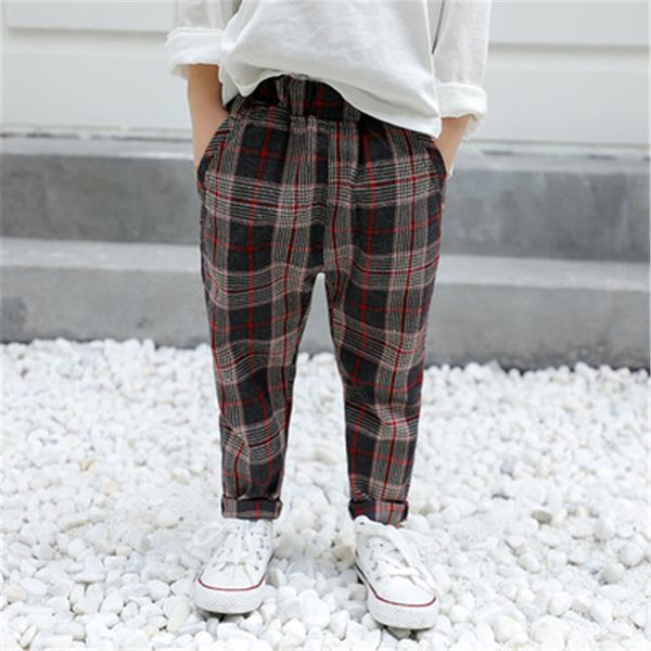 Boys plaid trousers Clearance