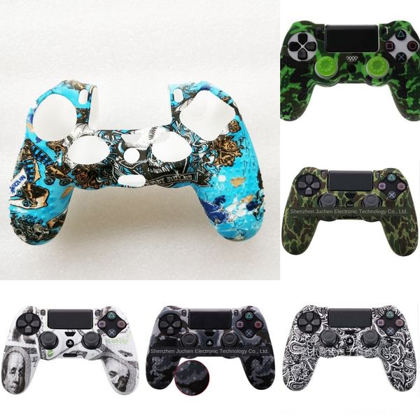 

steon black blue gel soft case rubber red skin non-slip silicone cover for ps4 controller