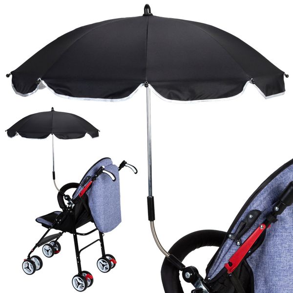 

uv protection rainproof baby infant stroller cover umbrella can be bent y does not rust universal stroller accessories