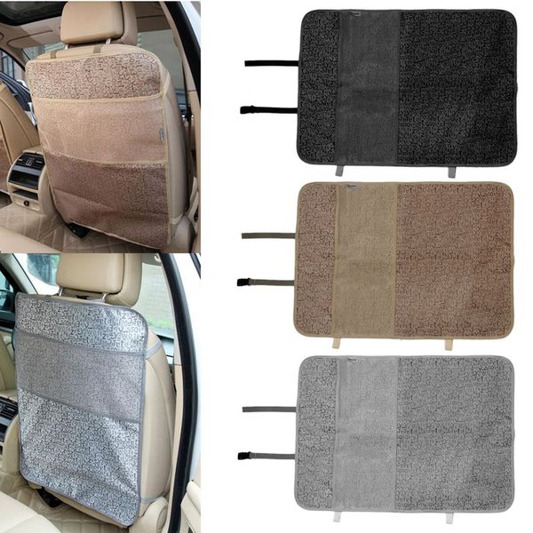 

1pc car safety seat back cover protector kids kick clean mat pad anti stepped dirty