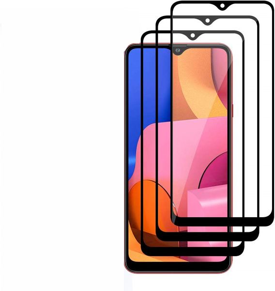 

tempered glass full coverage for samsung galaxy a01 a51 a71 case friendly 2.5d high clear film glass screen protector
