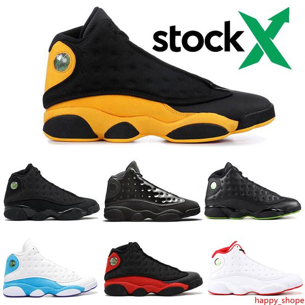 

stock x 13 men basketball shoes black cat melo class of 2002 island green bred 13s mens trainers athletics flint sports sneakers
