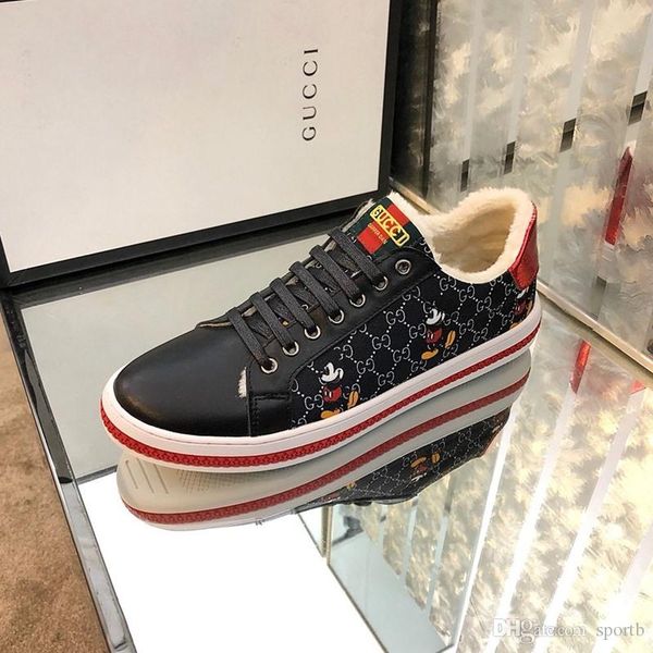 

l8 fashion trendy casual men's shoes, comfortable luxury men's shoes leather sneakers original box packaging zapatos, Black