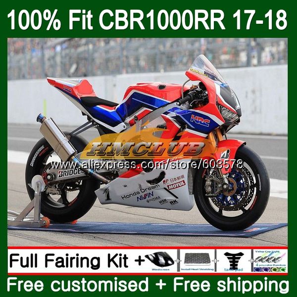 

injection +tank for cbr1000 rr cbr 1000 rr 2017 2018 128cl.4 cbr 1000rr cbr-1000rr cbr1000rr 17 18 blue red fairings, Black