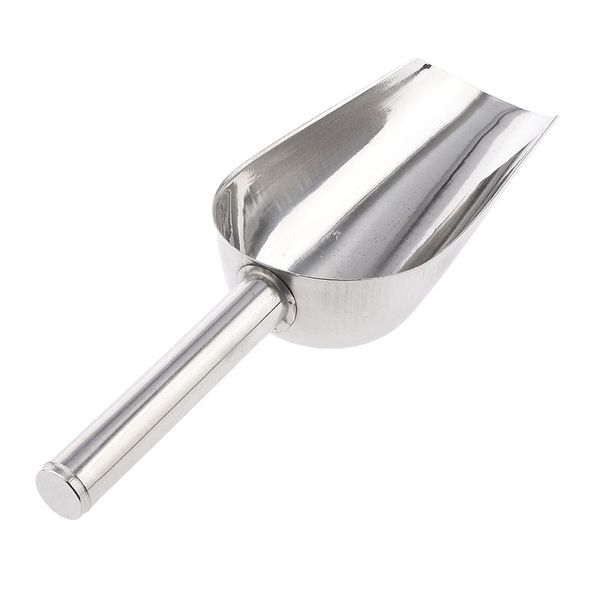 

stainless steel ice scoop wedding party buffet bar scraper kitchen tools 8'' an essential tool for kitchen tea scoops