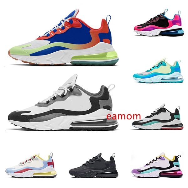 

2020 react running shoes for men women in my feels dream capsule bauhaus beige right violet mens trainer fashion sports sneakers, Black