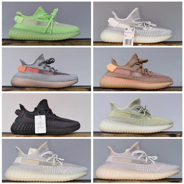 

yecheil ешая черный статическую 3m отражательную kanye west v2 кроссовок цитрина облака synth истинных формы мужчину женщин спорт дизайнер к, Black