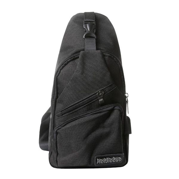 

men's suspenders chest bag canvas nerka messenger bag portable travel shoulder with usb charging
