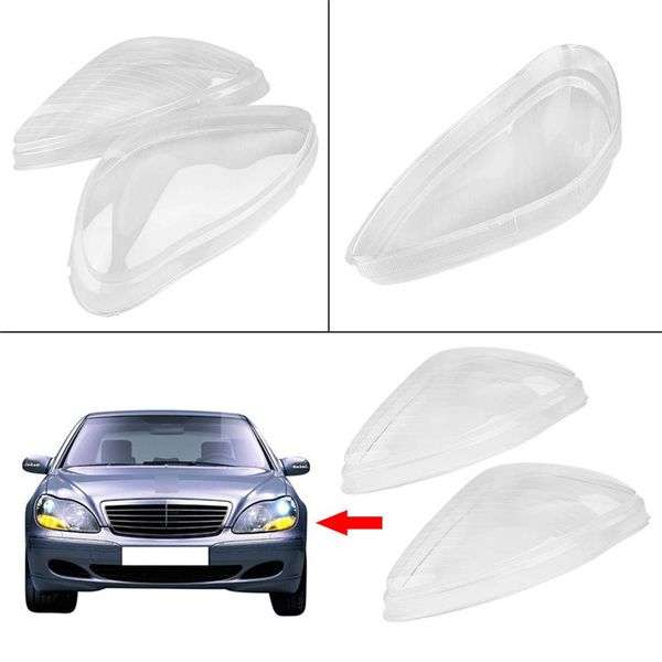 

car headlight clear lens cover fit for w220 s600 s500 s320 s350 s280 1998-2005