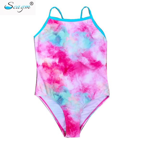 

rainbow swimming suit print kids swimsuit girls one piece swimsuits of large sizes girls swimwear 2019 baby bathing suit 98