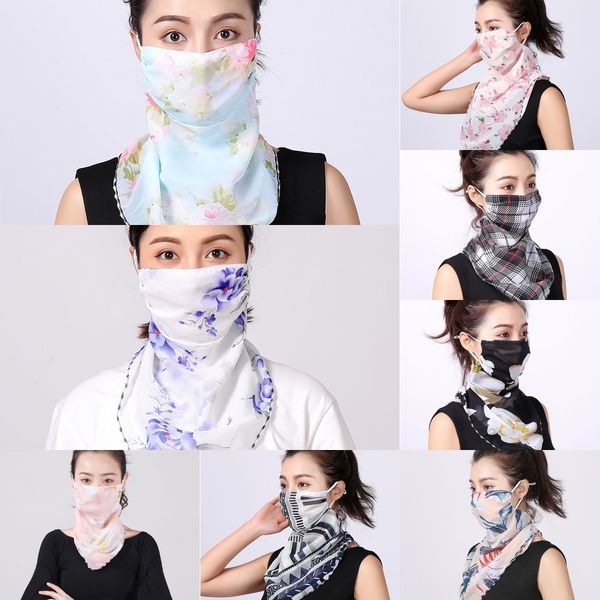 

qgqne solid face maskswashable and reusable facemask 6cotton breathable cloth masks forprotection bylima scarf, Black