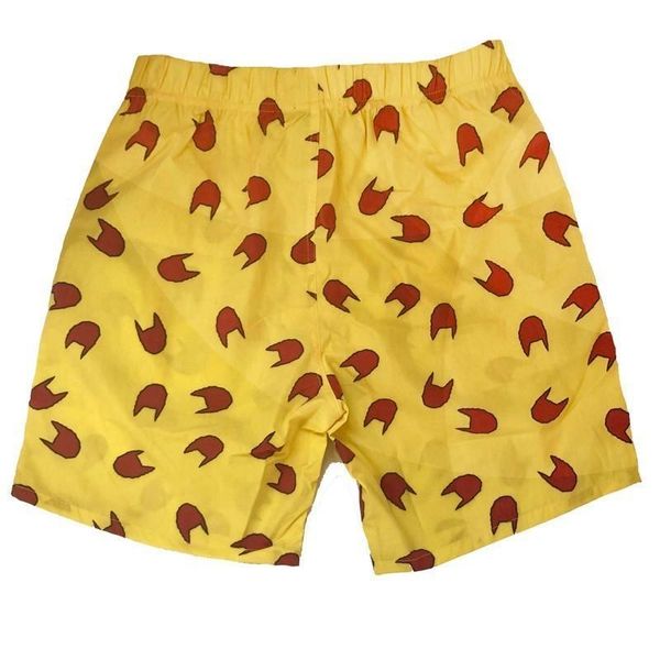 

19ss trend yellow cat claw summer shorts street скейтборд hip hop моды эластичный пояс hflsdk060, White;black