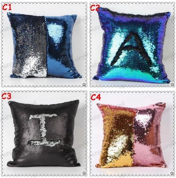 Sequins Pillow Case Xmas Mermaid Bright Sequin Pillow Sequin