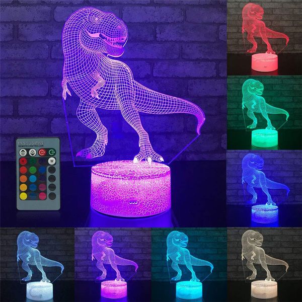 

3d led illuminated lamp usb optical illusion table desk changing night light with remote control touch switch lamp gifts