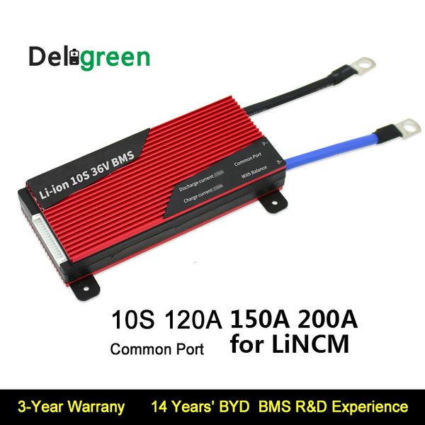 10S 120A 150A 200A 36V PCM / PCB / BMS Porta comune per LINCM Battery Pack 18650 Lithion Ion Battery Board Board