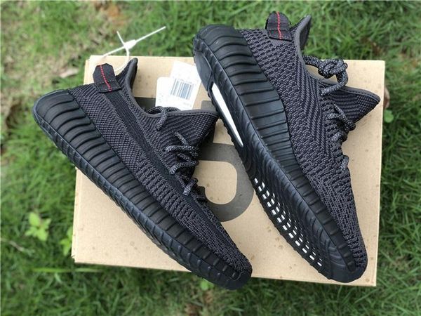 

top v2 black 3m mens женщин кроссовки yeezreel yecheil citrin облако белое свечение в темноте kanye west designer тренажёры спорт sneaker