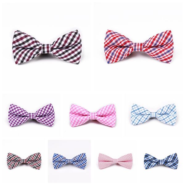 

стиль плед детский bow tie хлопок галстуки для детских аксессуаров, Black;gray