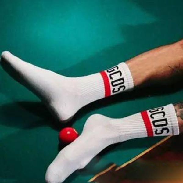 

gcds socks fashion brand white black cotton socks men women hip hop street stockings wholesale