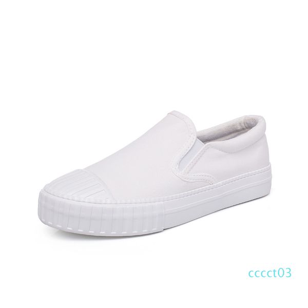 

plimsolls spring and summer breathable small white shoes, korean casual sports casual slip-on shoes, one generation ct03, Black