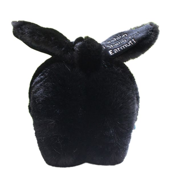 

winter earflap imitation adjustable earmuff 2019 cute plush butterfly knotting ear winter warm ear warmer #20 orejeras calientes, Blue;gray