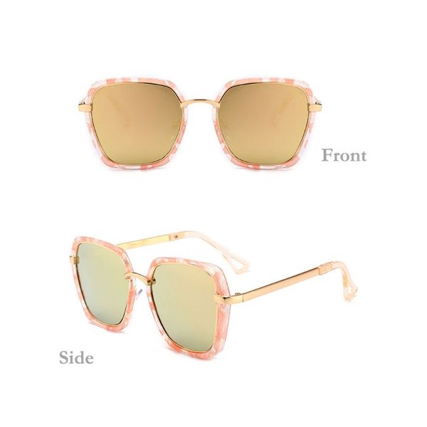 

2019 kids punk round square sunglasses baby boys girls metal sun glasses uv400 a0nf, White;black