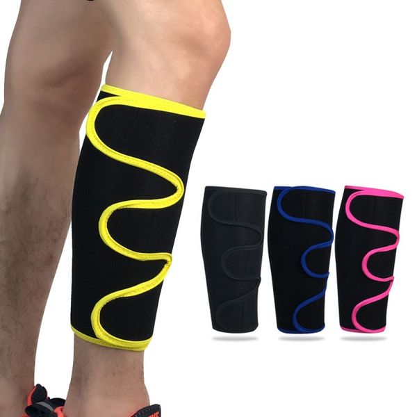 

1pc men women adjustable compression wrap legwarmers sport leg protection sleeve cover new, Black