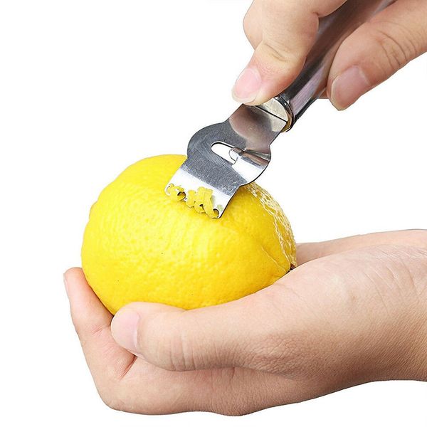 

kitchen gadgets stainless steel lemon peeler zester lime orange peeler citrus fruit peeling grater fruit tools bar accessories fruit veget