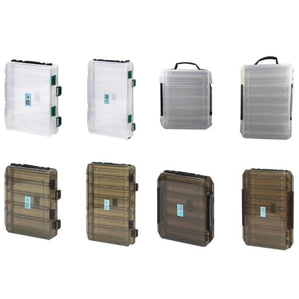 

lure storage box portable dual layer design fishing tackle organizer bait case outdoor fishing supplies