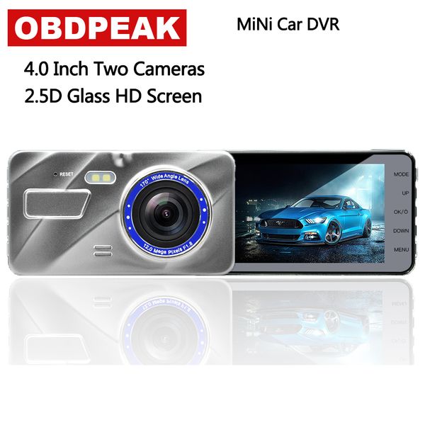

dvr dash camera 4.0 inch dash cam car dvr mirror 1080p dual lens rear view mirror video recorder auto registrator reverse image