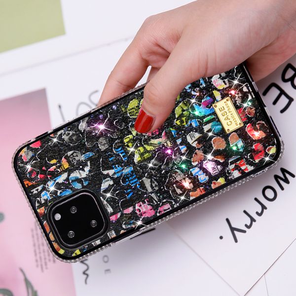 

nice shining diamond glitter phone cases for iphone 11 pro xr xs max 6 6s plus soft silicone tpu rhinestone bling covers for iphone 7 8 plus