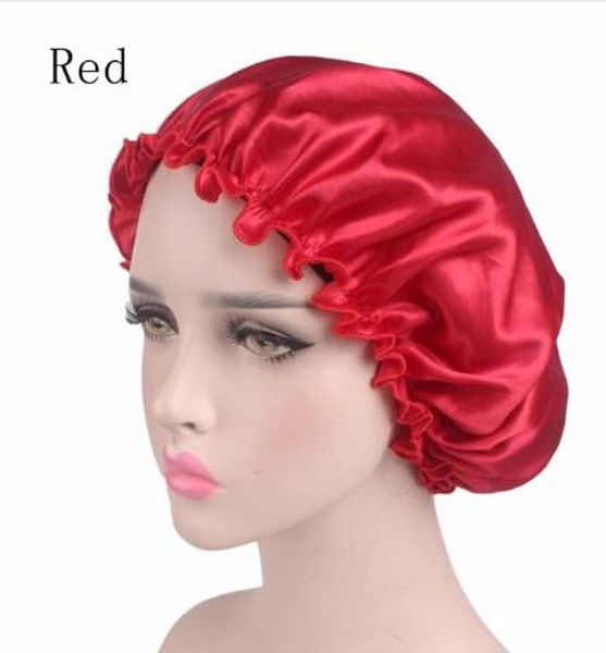 

8 цветов Женщины Атласные Шапки Капота Химиотерапия Волос Леди Сон Ночная Шапка Г