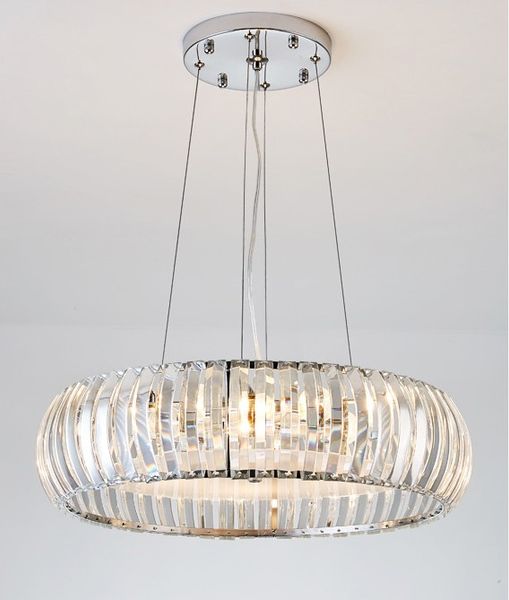 Modern Lustre Crystal Led Chandeliers Lighting Dining Room Chrome