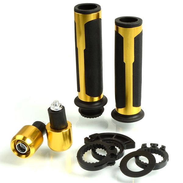 

7/8''motorcycle cnc aluminum pvc rubber gel hand grips handlebar sport bike moto motorcycle accessories for yamaha xv 950 r abs