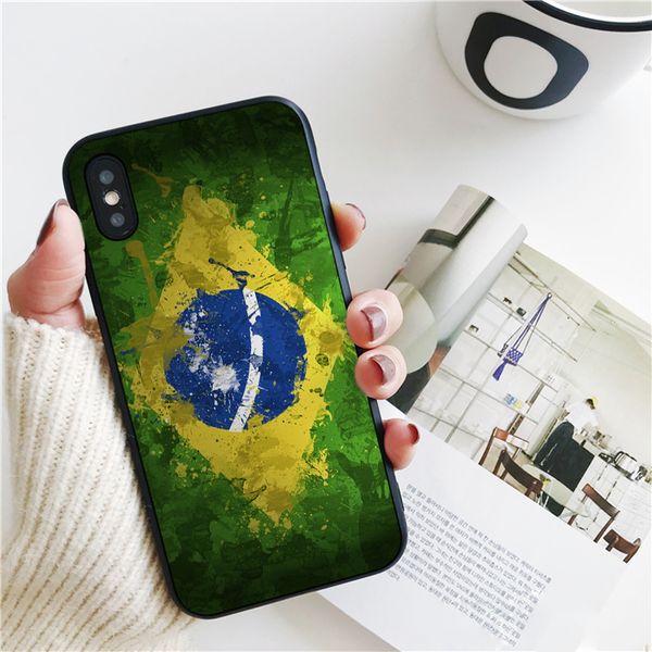 

fundas luxury федеративная республика бразилия флаг обложка для iphone 11 pro xs max хг чехол для iphone 8 7 6s plus 5s случая мягкая обложк