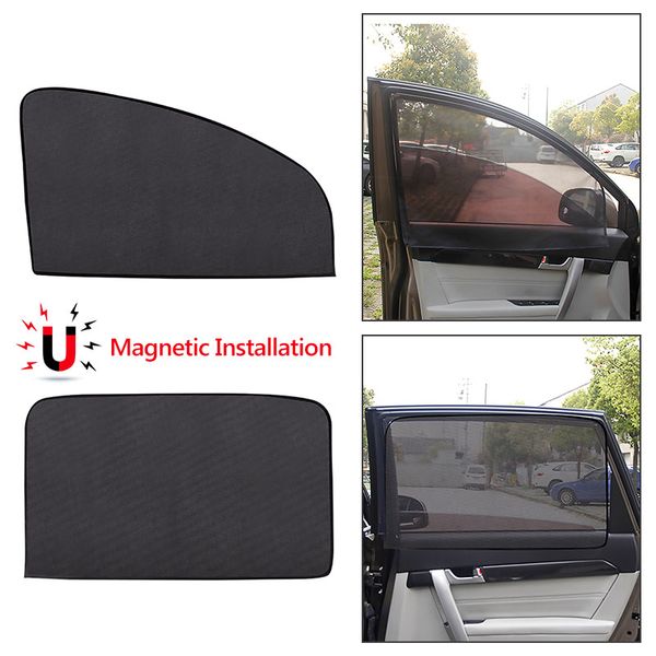 

magnetic car side window sun shade uv protection curtain summer mesh auto window sun visor shield sunshade protector film