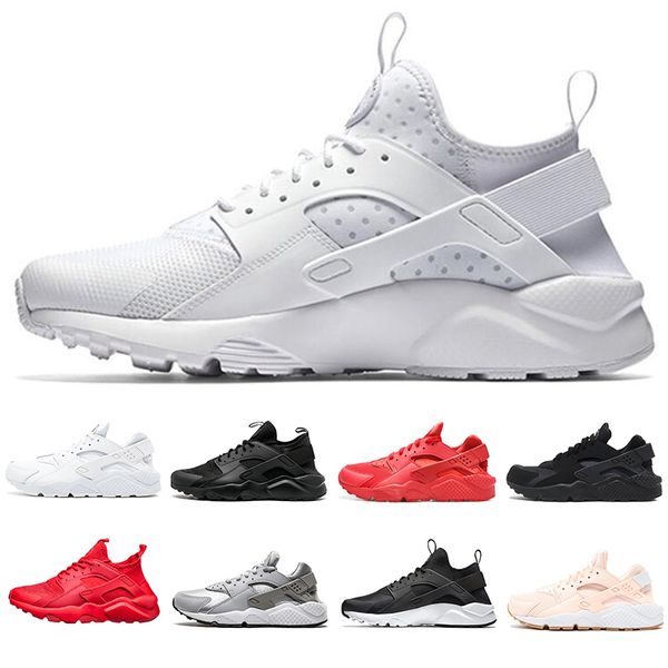 

huarache 4.0 1.0 classical triple white black red running shoes men women chaussures huaraches sports sneaker 36-45 drop shipping