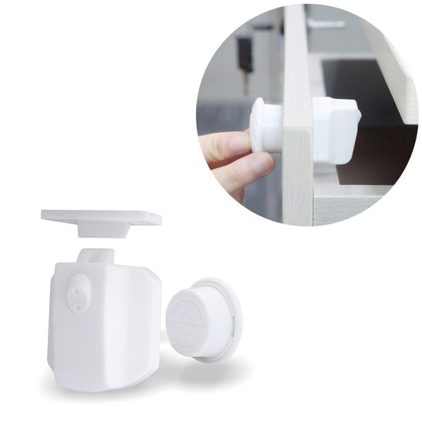 

children safety magnetic lock 4pcs children protection baby cabinet safety locks drawer cupboard locker child security products