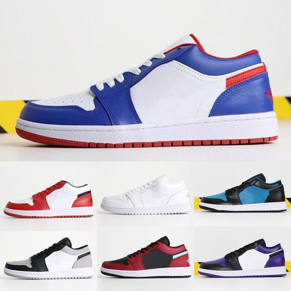 

panda 1 low 1s black white basketball shoes factory version genuine leather mens women trainers new 2019 sneakers
