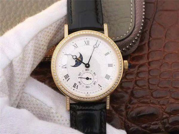 

gxg 4396 watch six position is the second hand waterproof watch designer watches luxury mens watches men's luxury watches, Slivery;brown