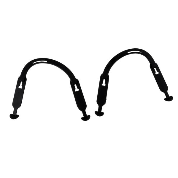

replacement ear loops ear slings - set of 2 - black hockey helmet ear loops