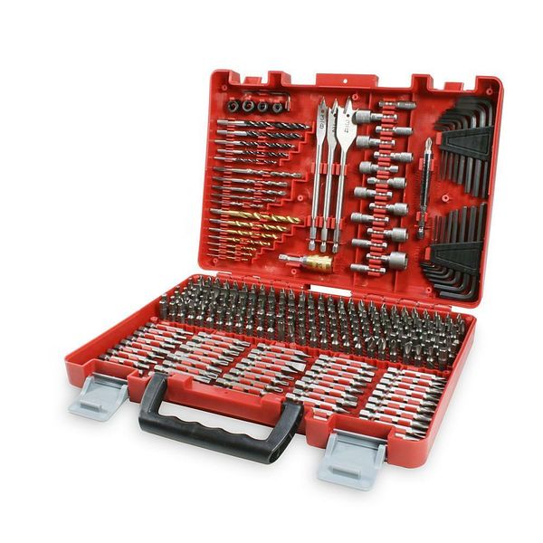 

Brand new craft man 300 piece drill drive bit et acce ory kit in hard ca e