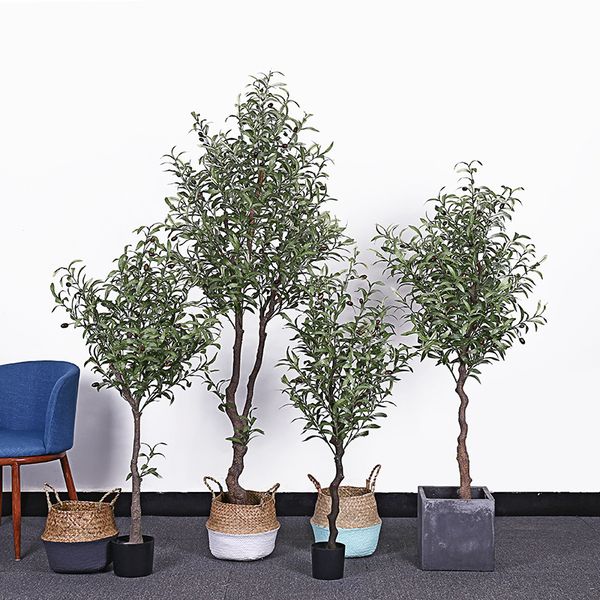 

nordic ins artificial olive tree fake tree greenery bonsai living room decoration indoor potted plants fake plants with pot