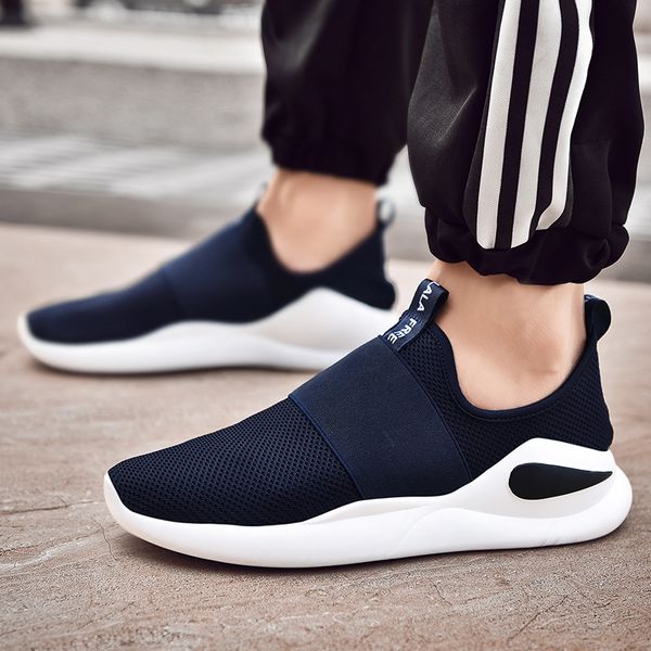 

men shoes casual platform shoes casual light weight sneaker black man walking male sneaker plus size 45 men sneakers